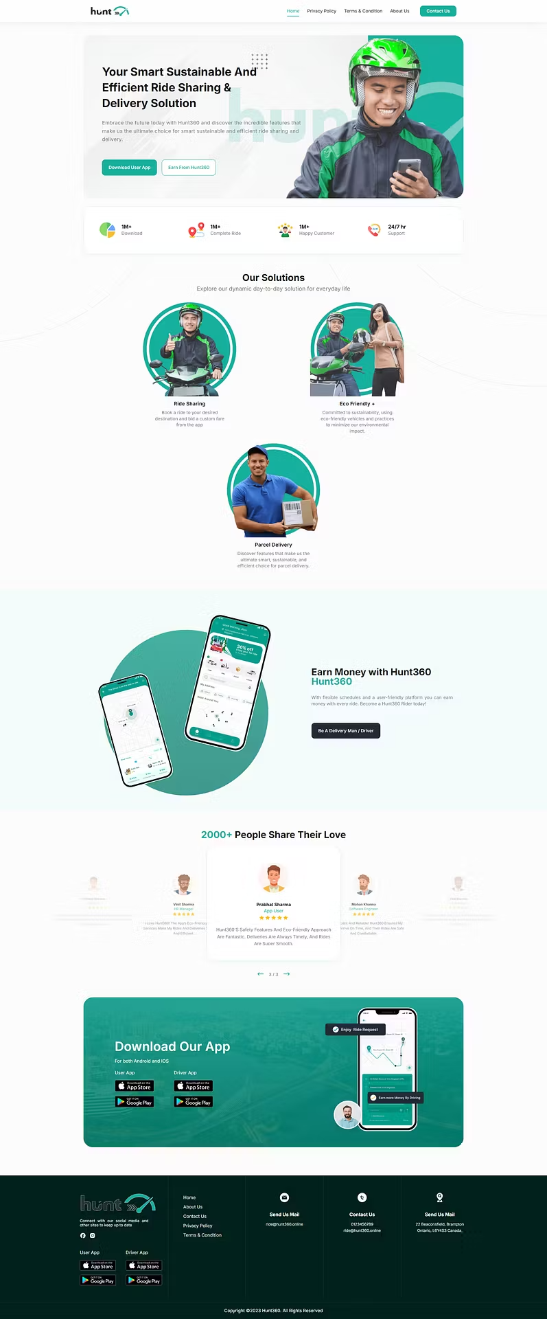 Client website