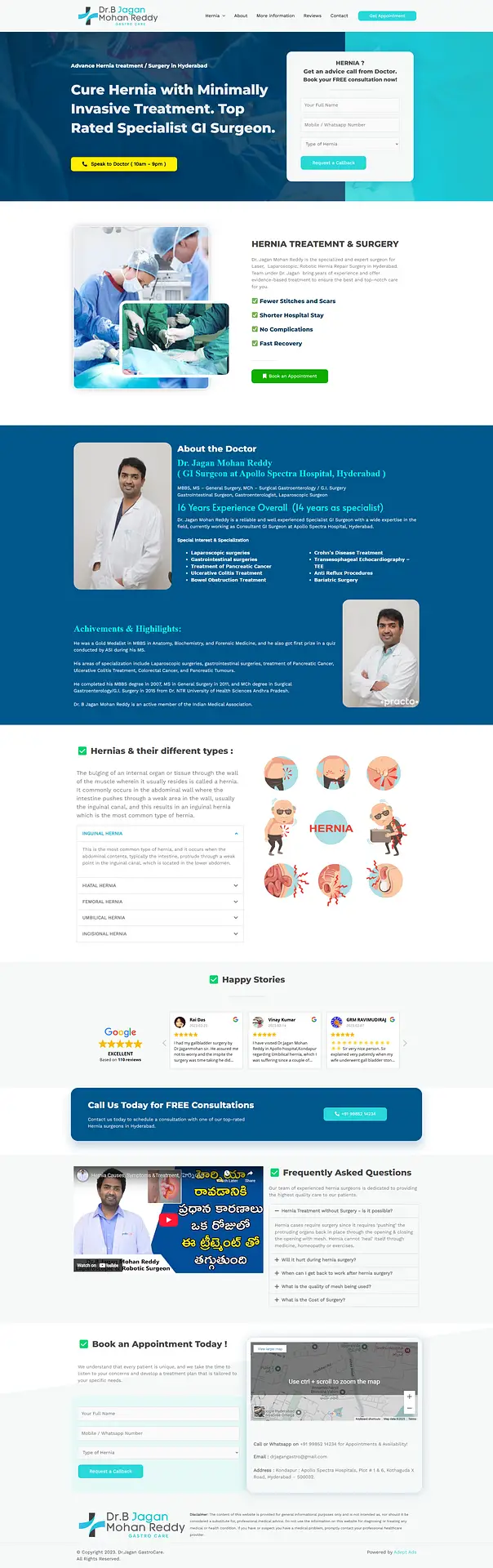 Client website